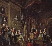 William Hogarth Spanish performances oil on canvas